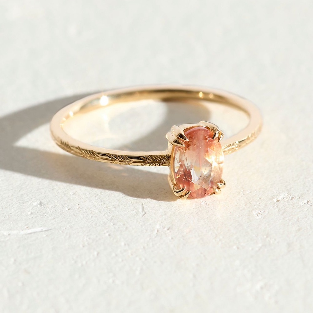 Tourmaline Rhonda Ring 14k gold - Picture 1 of 3
